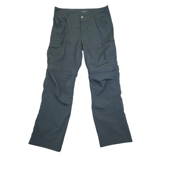 Columbia Mens Gray Convertible Hiking Pants With Omni-Shade UPF 50 Sz 34W 30L - Picture 1 of 14
